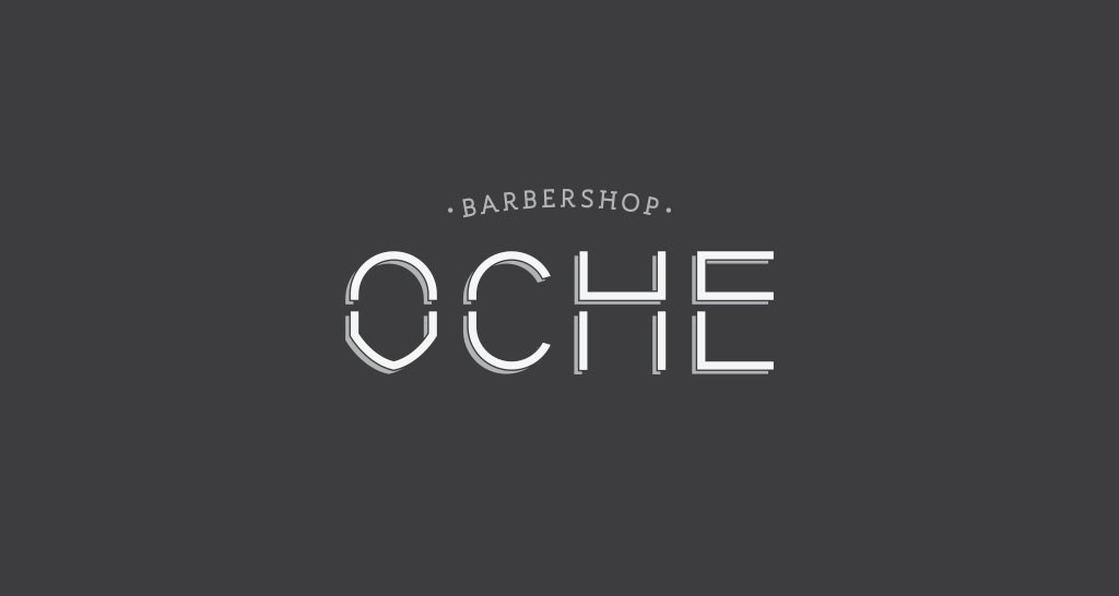 Oche barbershop Identidad