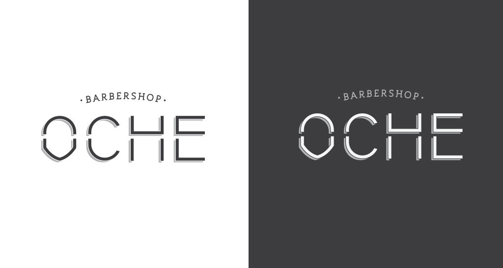 Oche barbershop Identidad